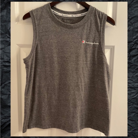 Champion Muscle Tee / Tank - NWT - Size Large - Gun Smoke - Picture 1 of 10